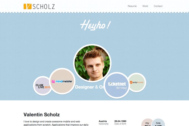 Valentin Scholz website preview